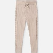 Resim Kız Çocuk Örme Tayt Kahverengi 10812 Siyah 