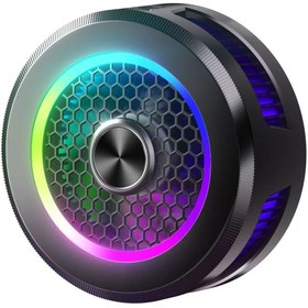 Resim Forzacase FC598 5500 Rpm Kablolu Rgb Işıklı Manyetik Tablet ve Telefon Soğutucu Isı Önleyici Fan 