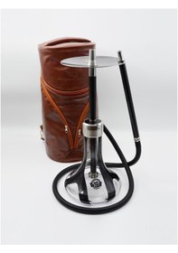 Resim Mr.Eds E24 Big Boss Pro Carbon Siyah Çelik Nargile Takımı 