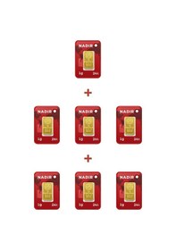 Resim Nadir Gold 24 Ayar 7 Gram Külçe Altın 7 Adet 1 Gram Külçe Altın 