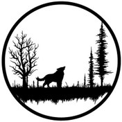 Resim Kurt Ve Doğa Sticker Tip 2 20 X 20 Cm 