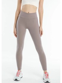 Resim Vizon Yüksek Bel Fitilli Tayt 0608 Vizon 