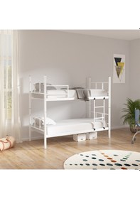 Resim Ranza, Defne Ranza, Metal Ranza, Ayrılabilir, 90x190 Cm Beyaz 