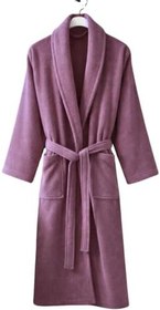 Resim Formeya Premium Pamuklu Unisex Bornoz - Yumuşak Dokulu Hızlı Kuruyan Canlı Renkli Bornoz 