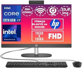 Resim HP ProOne 240 G10 Intel Core i7-1355U 32GB 1TB SSD Freedos 23.8 FHD All In One Bilgisayar 8T2W7ES 005 