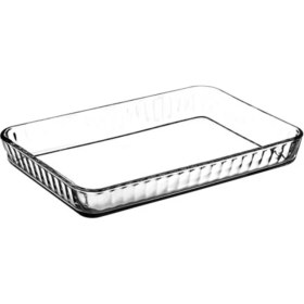 Resim Borcam Paşabahçe 27 x 40 cm Dikdörtgen Tepsi Cam Malzeme ile Mutfak İçin Pratik Çözüm 