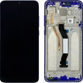 Resim Xiaomi Redmi Note 8 Pro Dokunmatik Lcd Ekran Çıtalı (Mavi) 