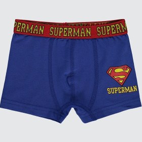 Resim Süperman Erkek Çocuk 2'li Boxer Set 2-10 Yaş Mavi 