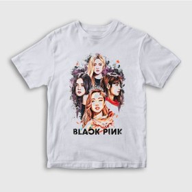 Resim Presmono Unisex Çocuk Girls Blackpink T-Shirt 