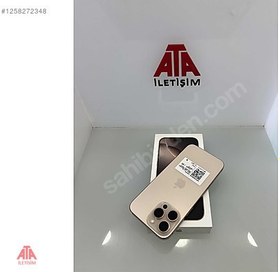 Resim Apple iPhone 16 Pro Max İkinci El YD | 256 GB | Çöl Titanyum 