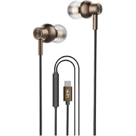 Resim Linktech H72 Ekstra Bass Type-c Kulak Içi Kablolu Kulaklık 