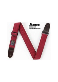Resim Ibanez Dcs50-wr Designer Collection Straps - Wine Red Gitar Askısı 