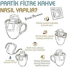 Resim Mena Rise Sirius Premium Pratik Filtre Kahve Guatemala (5 Ad.) 