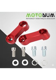 Resim Arora Boss 125 Ayna Genişletme Aparatı-kırmızı Renk-ag23103 