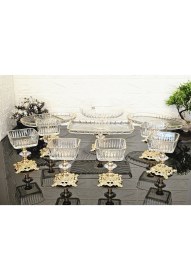 Resim Atabey Home 10 Parça Çeyiz Seti 3 Adet Sunumluk 1 Adet Salata Kasesi & 6 Adet Dondurmalık 