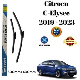 Resim Citroen C-elysee 2019 2020 2021 2022 2023 Uyumlu Ön Cam Silecek Süpürgesi Seti 600+4000mm Glz03208451 