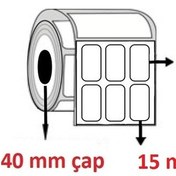 Resim 25x15 3lü ECO TERMAL ETİKET ( 2000 li ) 