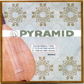Resim Pyramid 004/PBT Saz Teli Seti (0.18) | Alman Çeliği Kalitesi Parlak Tizler ve Uzun Ömürlü Kararmayan Yapı 