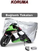 Resim Bmw R 1100 S W/ Abs Uyumlu Arka Çanta Miflonlu Premium 4 Mevsim Koruyan Motosiklet Brandası G Findit