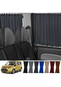 Resim Pandami Ford Connect 1.nesil 2002-2013 Uyumlu Füme Raylı Oto Perde Takımı 