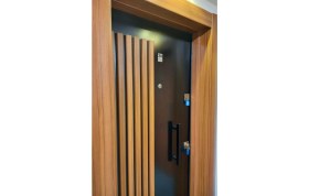 Resim Kaplama Kasalı Kabartmalı Model Daire Kapısı, Çelik Kapı, Villa Kapısı 