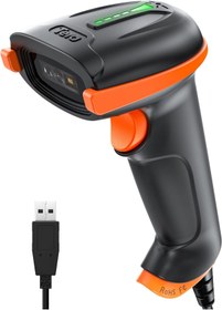 Resim Genel Markalar D5100Y Barkod Okuyucu - USB Kablolu, 1D ve 2D QR Kod Okuma, Tak ve Çalıştır, Ergonomik Tasarım, 
