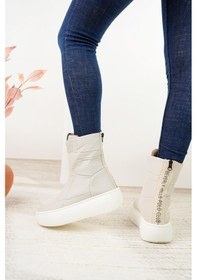 Resim Beverly Hills Polo Club 40001 Krem Kadın Sneakers Bot-krem Krem 