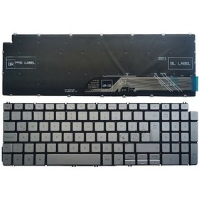 Resim Dell Uyumlu 3501 3505 5584 5590 5593 Notebook Klavyesi Gümüş, Gri Tr 