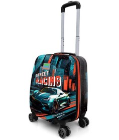 Resim Coral High Kids Yarış Arabası Desenli Çocuk Valizi 16783 Antrasit 