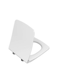 Resim VitrA Metropole Klozet Kapağı Slim, Duroplast, Üstten Sıkmalı Yavaş Kapanır, Metal Menteşeli, Beyaz 
