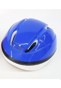 Resim Çocuk Kask Bisiklet Scooter Kaykay Paten Koruyucu Kask Mavi 