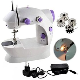 Resim Mini Ev Dikiş Makinesi Pedallı Sewıng Machine 