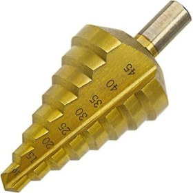 Resim 10-45MM Titanyum Kaplama Metrik Adım Matkap Spiral Flüt Hss Çelik 