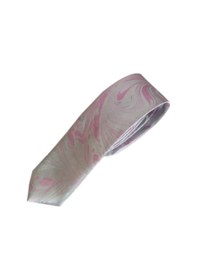 Resim Elifebru Exclusive Handicrafts Ebru Sanatı Saten Kumaş Açık Gri Pembe Erkek Kravat Sakr 160 Açık Gri Pembe 001 