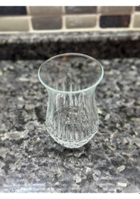 Resim Echo 420181 Çay Bardağı Ve İthal Çay Tabağı Seti 12 Parça Şeffaf 