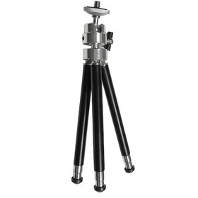 Resim Samdoo Metal Malzeme Mini Tripod, 360 Derece Ayar, Esnek Bacaklı, Siyah - Kamera, Kamkorder Ve Mini Projektör İçin Taşınabilir Tutucu 