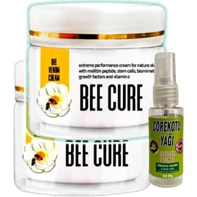 Resim Bee Cure Arı Zehri Kremi 2 Adet 100 Ml Dindirici Rahatlatıcı Krem + 30 Ml Çörek Otu Dindirici Yağ 