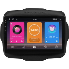 Resim Carvocal Jeep Renegade Uyumlu Android Multimedya Sistemi (2014-2023) CRV-4301XAA 