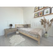 Resim tarımarwoodhome Lizbon Ahşap Karyola 