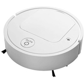Resim Yeni Usb Şarj Edilebilir 5'i 1 Arada Robotlu Süpürge Otomatik Temizleme Süpürme White Beyaz 