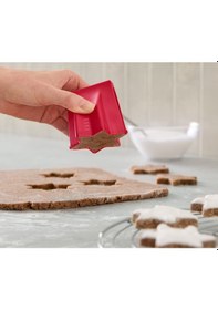 Resim Yıldız Kurabiye Kalıbı Kırmızı 