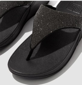 Resim Fitflop Lulu Opul Gb4 Siyah Kadın Parmak Arası Terlik Siyah 