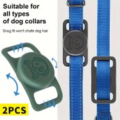 Resim 2'li AirTag koruyucu kılıflar seti, evcil hayvan kılıfları, özel tasmalar, Apple boyun kılıfları, kedi boyun halkaları, Tag, köpek AppleTag, kedi ve köpek kaybolma önleyici araç, takip lokatörü, yavru köpek kaybolma önleyici 