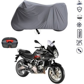 Resim APRİLİA MANA 850 GT Arka Çanta Uyumlu Motosiklet Branda Su Geçirmez Motor Branda 