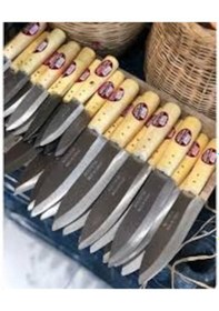 Resim Meşhur Antakya Dövme Derviş Mutfak Bıçağı 3 Adet 18 CM x 22 CM x 24 CM 