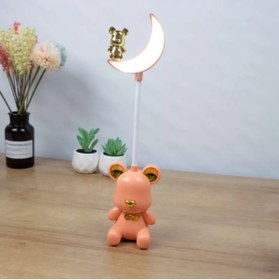 Resim online store Ayıcık Figürlü Kalem Traşlı Led Işıklı Şarjlı Çocuk Gece Lambası Hediye Masa Lambası 