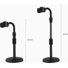 Resim Pi İthalat Teleskobik Masaüstü Telefon Tutucu 360 Derece Hareketli 