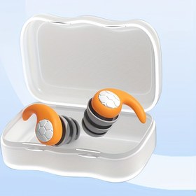 Resim 1 Çift Yeniden Kullanılabilir Silikon Yüzme Kulak Tıkacı - Sörf, Havuz & Su Sporları için Su Geçirmez Yumuşak Kulaklıklar, Saklama Kutusu ile Ergonomik Tasarım, 6 Renk (Yeşil, Siyah, Pembe, Mavi, Sarı, Gri), Yüzme Aksesuarları, Sörf Gereçleri, Rahat Uyumlu Kulaklıklar 