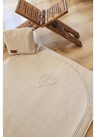 Resim Sade Seccade Çantalı Naturel Düz 70x115 Vavelif Nakış Çantalı 