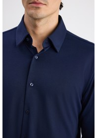 Resim D'S Damat Ds Damat Slim Fit Lacivert Örme Gömlek 6hf02g801281m Çok Renkli 